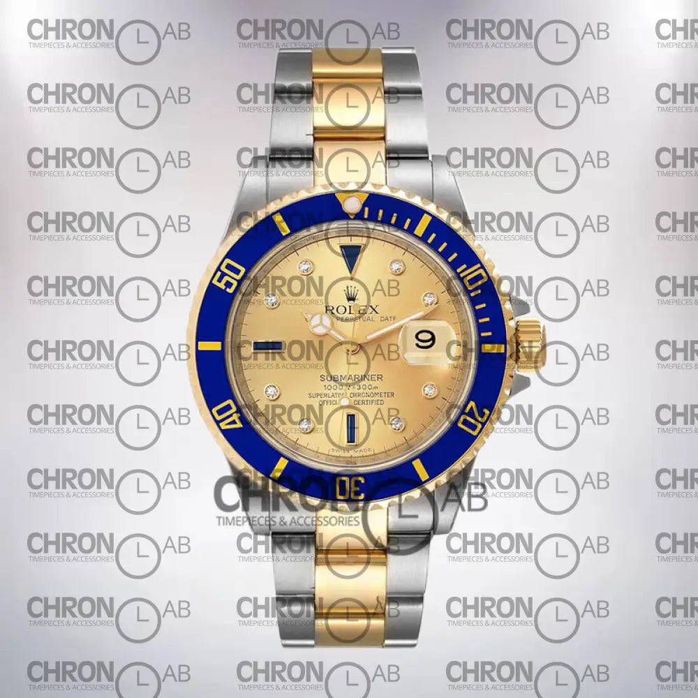 Submariner 40mm Men’s 16613 Champagne Dial Clone Watches
