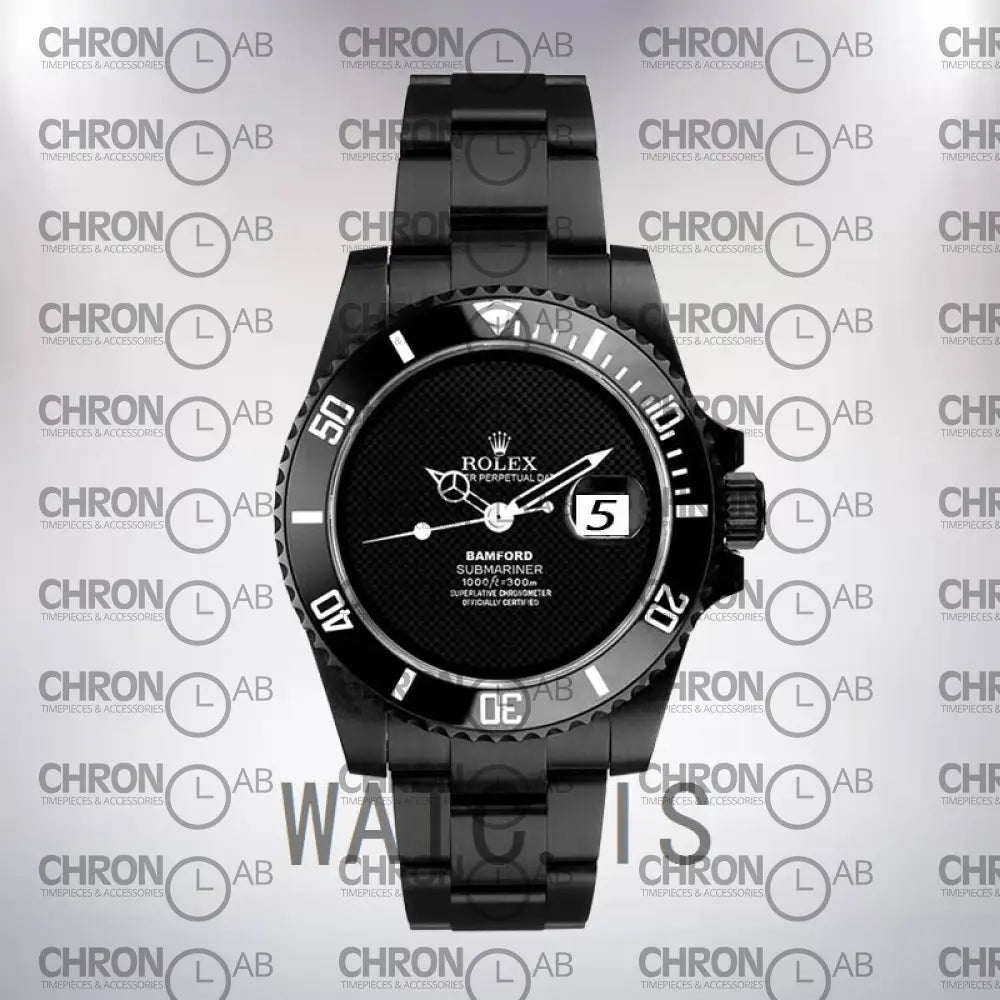Submariner Bamford 40mm Men’s Automatic Black Dial Clone Watches