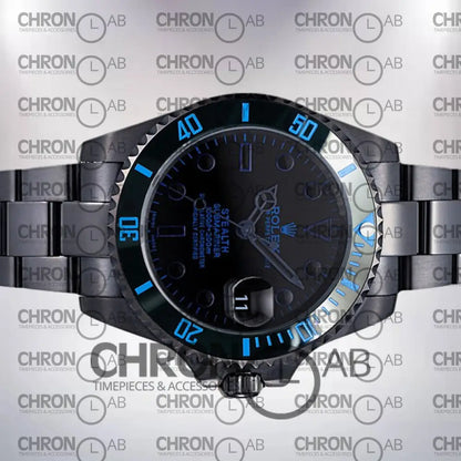 Submariner BLSTEALTH Men’s 40mm Black-tone Black Dial Clone Watches