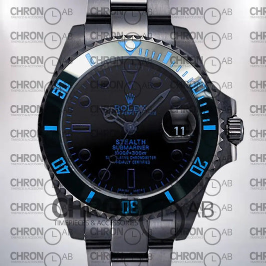 Submariner BLSTEALTH Men’s 40mm Black-tone Black Dial Clone Watches