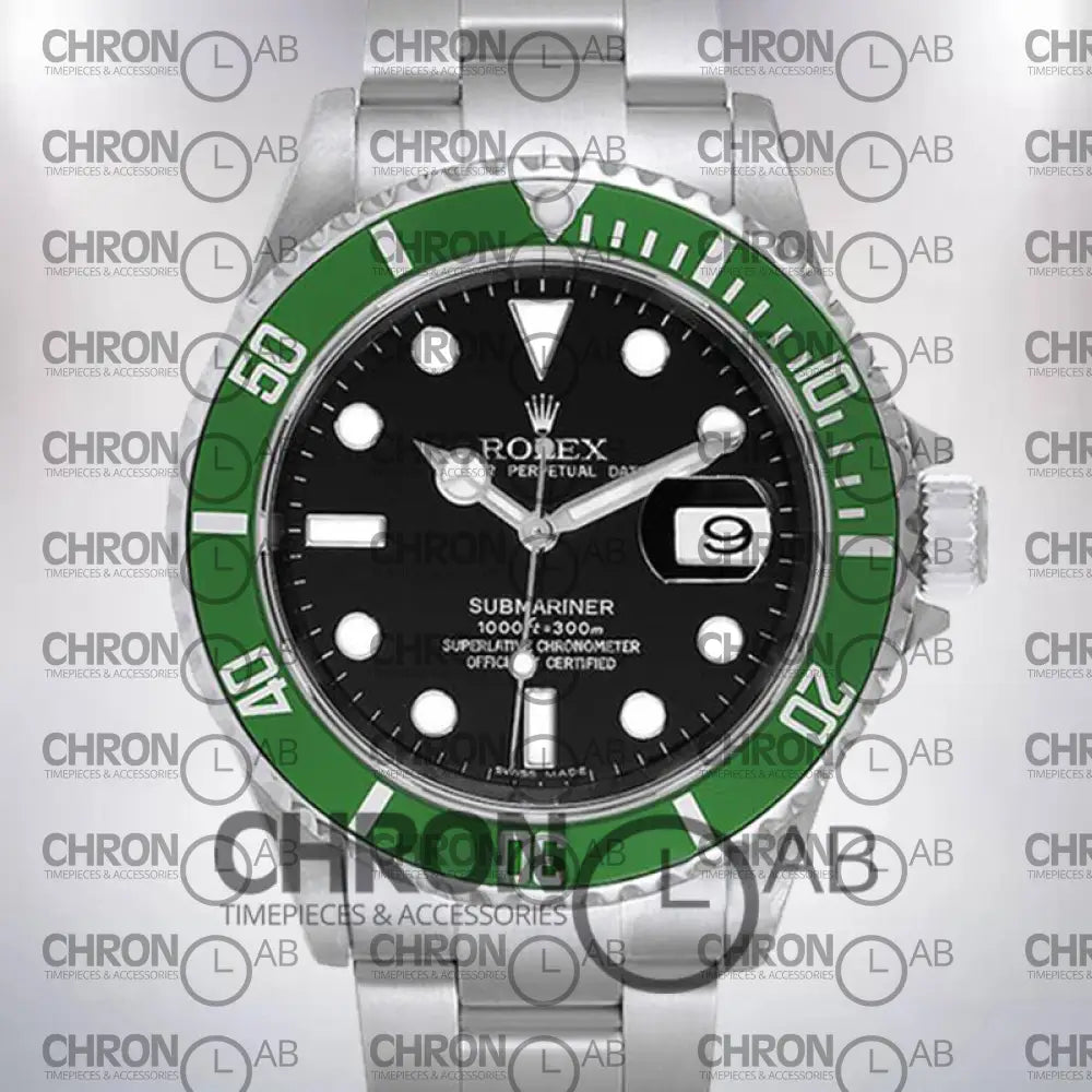 Submariner Men’s 16610LV 40mm Black Dial Clone Watches