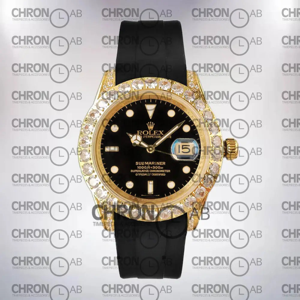 Submariner Men’s 16613 40mm Automatic Gold Clone Watches