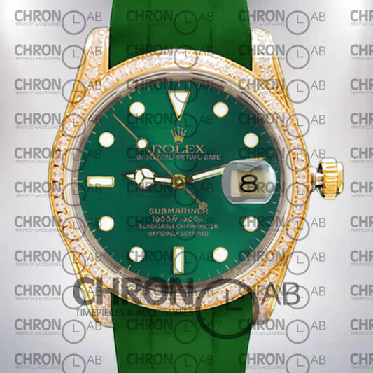 Submariner Men’s 16613 40mm Green Dial Clone Watches