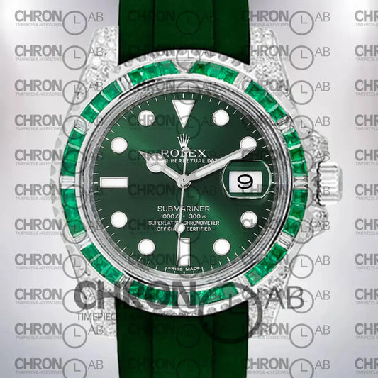 Submariner Men’s 40mm 116610 Rubber Band Clone Watches