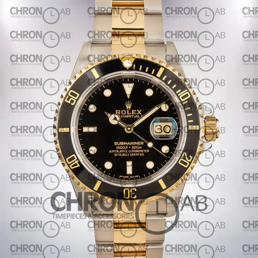 Submariner Men’s 40mm 16613 Oyster Bracelet 2-Tone Clone Watches