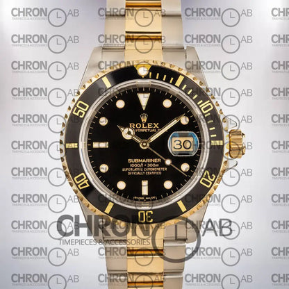 Submariner Men’s 40mm 16613 Oyster Bracelet 2-Tone Clone Watches