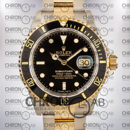 Submariner Men’s 40mm 16613 Oyster Bracelet 2-Tone Clone Watches