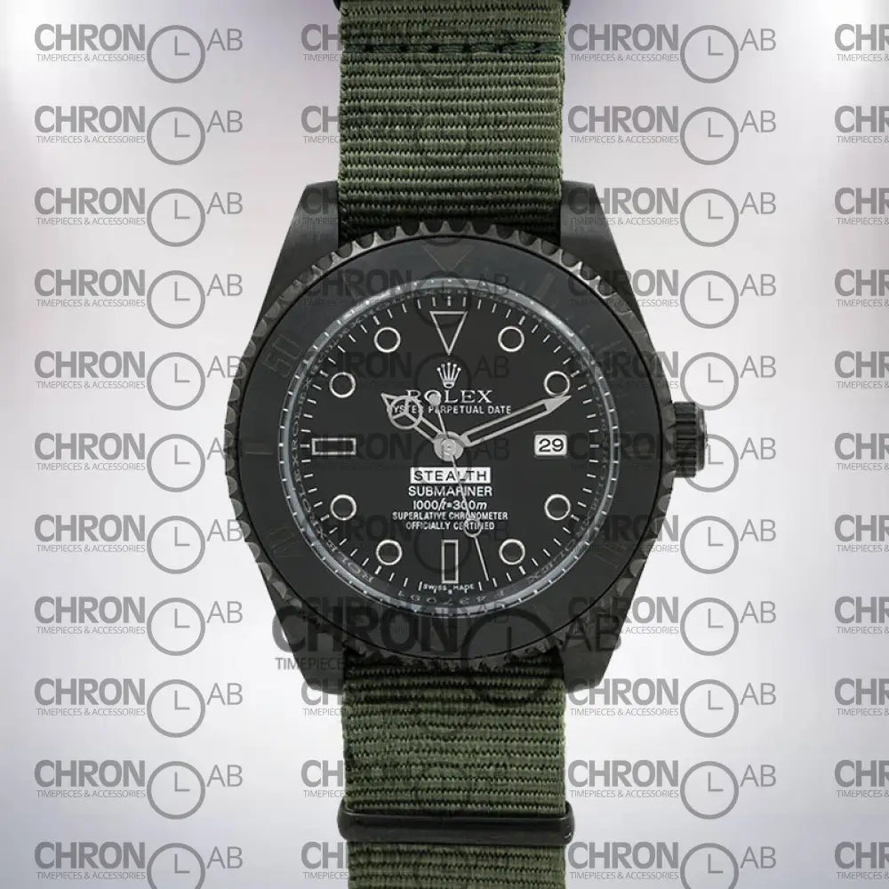 Submariner Stealth Men’s 40mm Automatic Clone Watches