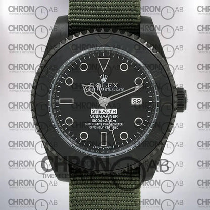 Submariner Stealth Men’s 40mm Automatic Clone Watches