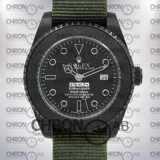 Submariner Stealth Men’s 40mm Automatic Clone Watches