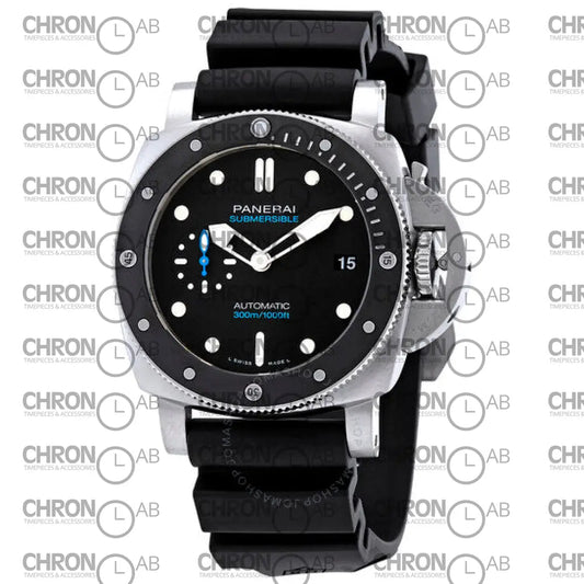 Submersible Black Dial Black Rubber Men’s Watch Item PAM00683 Clone 47mm Watches