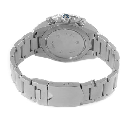 Heritage Chrono Blue Stainless Steel Mens Watch 70330 42mm
