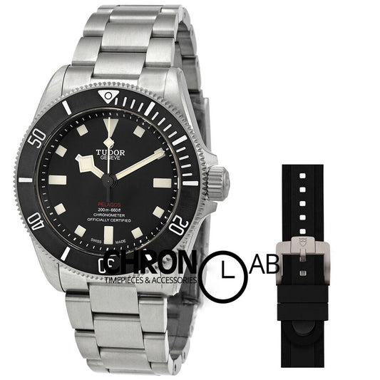 Pelagos 39 Automatic Black Dial Men's Watch 25407N-0001