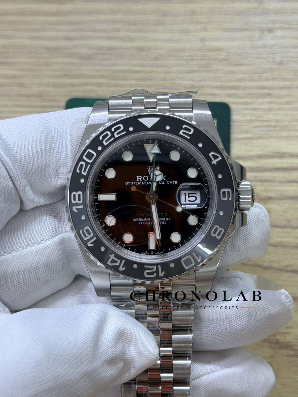Rolex GMT-Master II 126710GRNR Bruce Wayne Black & Grey Bezel Jubilee Clean Factory V3