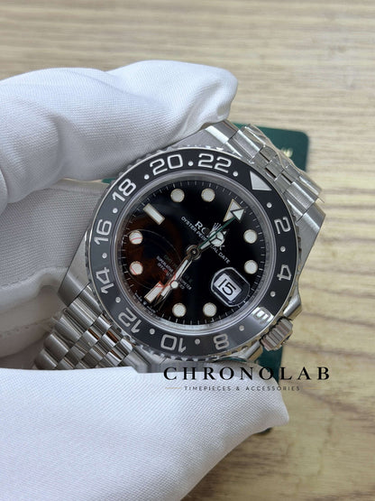 Rolex GMT-Master II 126710GRNR Bruce Wayne Black & Grey Bezel Jubilee Clean Factory V3