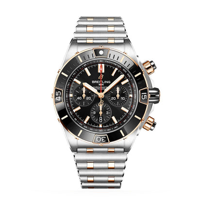 Chronomat B01 2-Tone Black Dial Chrono 42mm AB0134101K1A1