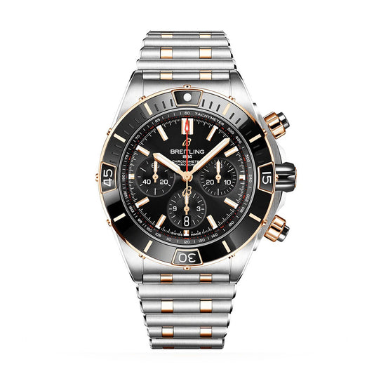Chronomat B01 2-Tone Black Dial Chrono 42mm AB0134101K1A1