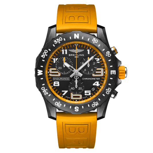 Endurance Pro 44mm Yellow Rubber Strap Watch X82310A41B1S1