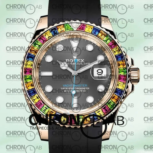 Yacht-Master 40mm 116695 Men’s Automatic Grey Dial Clone Watches